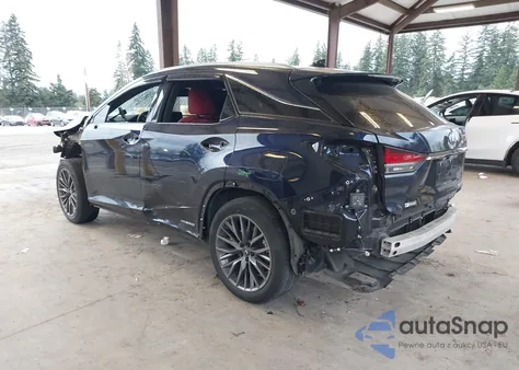 2022 Lexus Rx 450H F Sport Handling z USA, uszkodzony, nr VIN 2T2YGMDAXNC090789